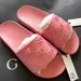 Gucci Shoes | Gucci Gg Pattern Rubber Sandals Women's Pink 573922 Size36 Us6 | Color: Pink | Size: 6
