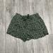 Anthropologie Shorts | Anthropologie Print Paperbag Waist Shorts Size M | Color: Green | Size: M