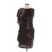 Vince Camuto Cocktail Dress: Burgundy Dresses - Women's Size 6