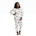 Disney Intimates & Sleepwear | Disney 100 Character Mash Up 2 Piece Pajama Set Small White | Color: White | Size: S