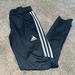 Adidas Bottoms | Boys 9-10 Youth Grey & White Adidas Track Pants | Color: Gray | Size: 10b