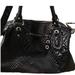 Jessica Simpson Bags | Jessica Simpson X/Large Black Alligator Embossed Patent Leather Travel/ Tote | Color: Black/Silver | Size: Os