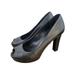 Gucci Shoes | Gucci Guccissima Pumps Gg Embossed Black Leather Peep Toe Platform Shoes 36.5, 6 | Color: Black | Size: 6