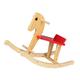 ibasenice 1pc Wooden Horse Rocking Chair Toy Wooden Rocking Animal Chair Rocker Toy for Kid Ride on Wood Animal Rocker Horse for Toddler Rocking Unicorn Chairs Wooden Horse Chair