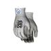 MCR Safety Cut Pro 13 Gauge Dyneema Diamond Technology Shell Cut Resistant Work Gloves PU Coated Palm and Fingertips Gray/Salt and Pepper Large 9676L