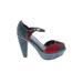 Penny Loves Kenny Heels: Gray Color Block Shoes - Women's Size 7