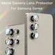 Protecteur d'objectif d'appareil photo en métal pour Samsung Galaxy étui en verre pour Samsung