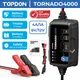 TOPDON-Chargeur et testeur de batterie de voiture intelligent 2 en 1 portable plomb acide