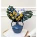 Primrue Silk Mixed Floral Arrangements in Vase Silk in Blue | 19 H x 16 W x 7.5 D in | Wayfair 03D33E2E9AC4461BB2964C9B9DCDE174