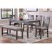 Red Barrel Studio® Elazaro Rectangular 60" L x 36" W Dining Set, Rubber in Gray | Wayfair 51DD424680D8449EB6CC70E2C8EC5CA3