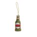 The Holiday Aisle® No Pattern Hanging Figurine Ornament Glass in Green/Red/White | 4.5 H x 1.5 W x 0.5 D in | Wayfair