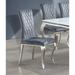 Rosdorf Park Velvet Metal Side Chair Dining Chair in Gray | Wayfair 92D6E05800314E5E86D171DF7001CF31