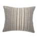 Gracie Oaks Kemoria Striped Cotton Blend Sham Cotton Blend in Gray | 20 H x 26 W in | Wayfair 760544FF1C664F429F15DE1F73467E65