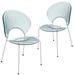Wrought Studio™ Jerymiah Series Modern Dining Chair Set Of 2, Metal in Gray | 33.27 H x 17.13 W x 20.67 D in | Wayfair