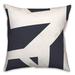 George Oliver Izhan Geometric Indoor/Outdoor Throw Pillow Polyester/Polyfill blend in Blue/Navy | 18 H x 18 W x 1.5 D in | Wayfair
