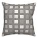 George Oliver Izhar Plaid Indoor/Outdoor Throw Pillow Polyester/Polyfill blend in Gray | 18 H x 18 W x 1.5 D in | Wayfair