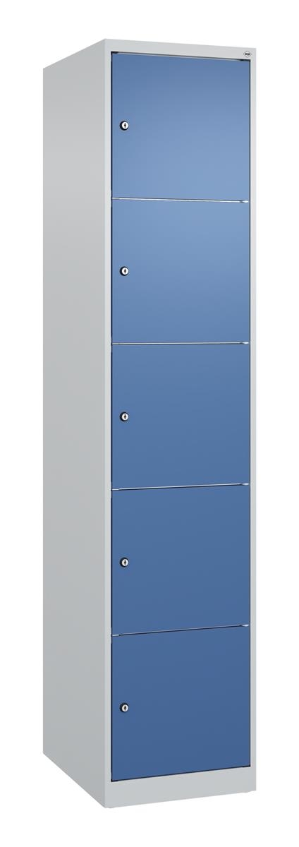 C+P Schließfachschrank Classic PLUS, 1 Abteil, 1850x400x500mm, 7035/5023 Image