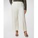 Plus Size Ermes Cropped High-rise Canvas Pants