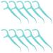Dental Floss Oral Care Toothpicks Portable Plastic Threader Flossers for Adults Household 300 Pcs