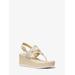 Aubrey Cutout Signature Logo Wedge Sandal