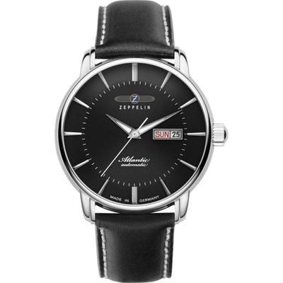 Automatikuhr ZEPPELIN "Atlantic Automatic Day/Date", schwarz, Armbanduhren, Herren, Armbanduhr, Herrenuhr, Made in Germany Image
