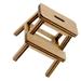 Doll-house Mini Step Stool Furniture Miniature Wood Adornment Wooden