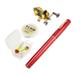 Gofishup Spinning Rod Set Telescopic Portable Line Soft Lures Rod Reel Combo Rod Pole Reel Pole Reel Aluminum Portable Pocket Pen Aluminum Alloy Line Pocket Pen Rod Reel Combo Set Reel Aluminum Alloy