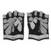 Sports Half Finger Gloves Mittens for Men Workout Black Man Spandex