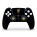 Head Case Designs Officially Licensed Liverpool Football Club Art Liver Bird Gold On Black Vinyl Sticker Skin Decal Compatible with Sony PS5 Sony DualSense Controller