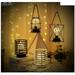 NUOLUX Outdoor Pendant Light Farmhouse Hanging Lantern Xmas Hanging Light Ornament