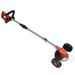 Effortlessly Maintain Your Lawn with our Portable Red 24V Electric Grass Trimmer and Edger