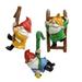 Gnome Statue Garden Decoration Outdoor Dwarf Pendant Indoor Three Piece Suit Resin 3 Pcs