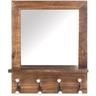 Signes Grimalt - Mur Percero Orano Percero Mirror 4 Brown Perceros 12x44x54cm 28564