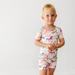 Unicorn Magic Two-Piece Short Sleeve & Shorts Bamboo Viscose Pajama Set - 18-24 months