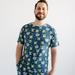 Grogu Men's Short Sleeve Bamboo Viscose Pajama Top - L