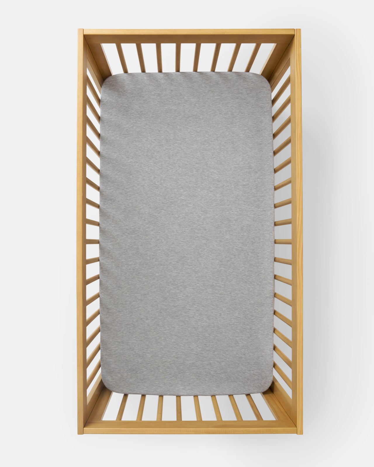 Heather Gray Fitted Crib Sheet - S - Little Sleepies