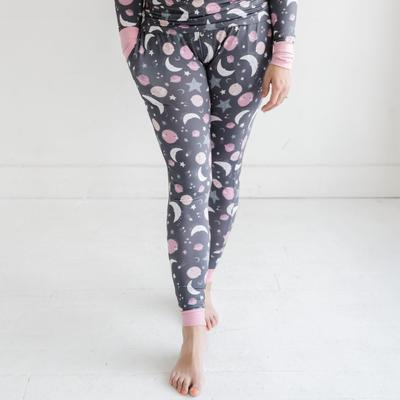 Pink To the Moon & Back Women's Pajama Pants - 3XL