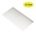 Uxcell 100x50x0.4mm Stainless Steel Blank Metal Card Brushed Silver Tone 15 Pack