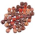 100 Pcs Wooden Beads Jewlery Wooden Painted Beads Circle Beads Beads for Crafts Natural Wood Beads Wooden Round Bead