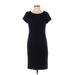 Moulinette Soeurs Casual Dress - Sheath: Black Damask Dresses - Women's Size Small