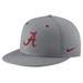 Men's Nike Gray Alabama Crimson Tide USA Side Patch True AeroBill Performance Fitted Hat