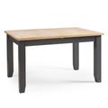 Julian Bowen Bordeaux Extending 4-6 Seater Dining Table Dark Grey