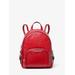 Michael Kors Jaycee Extra-Small Pebbled Leather Convertible Backpack Red One Size