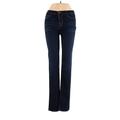 J Brand Jeans - Mid/Reg Rise Boot Cut Denim: Blue Bottoms - Women's Size 24 - Dark Wash