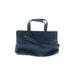 Bottega Veneta Leather Satchel: Blue Print Bags
