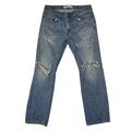 Levi's Jeans | Levis 559 Jeans Mens 34 X 34 Blue Relaxed Mid Rise Distressed Denim Adult | Color: Blue | Size: 34