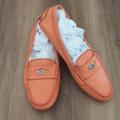 Coach Shoes | Coach Nicola Leather Driving Shoes | Color: Orange | Size: 8