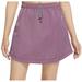 Nike Skirts | New Nike Women's Sportwear Swoosh Woven High Rise Skirt Purple Dm6199 Xs Standar | Color: Purple | Size: Xs