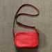 J. Crew Bags | J Crew Coral Red Leather Crossbody Purse | Color: Orange/Red | Size: Os