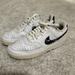 Nike Shoes | Nike Court Vision Low Sneakers. Women’s Size 9. Gently Worn. | Color: White | Size: 9